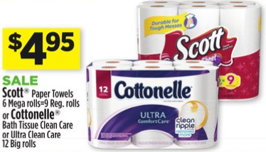 cottonelle coupons walgreens dollar deals general brand familysavings toilet paper rolls