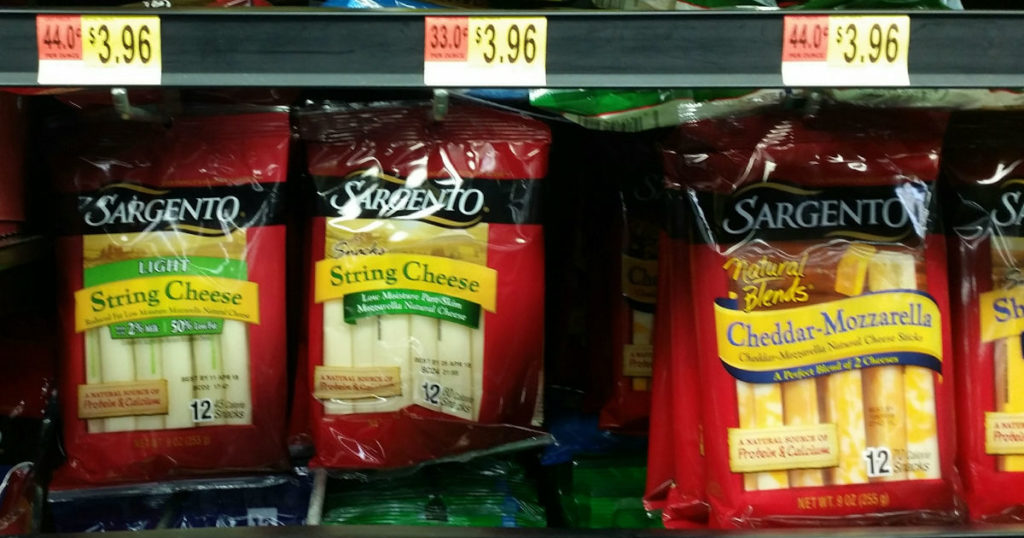 New Sargento Stick or String Cheese Coupons (+ Walmart Deal