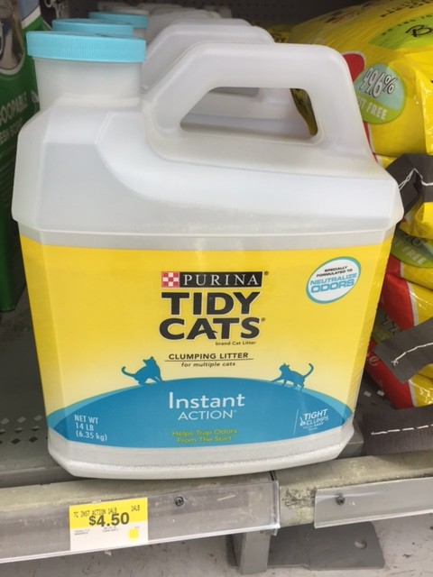 tidy cat cat litter walmart