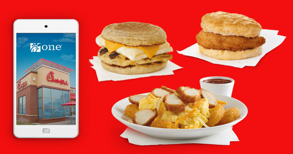 ChickfilA Free Breakfast Offer with the One App! FamilySavings