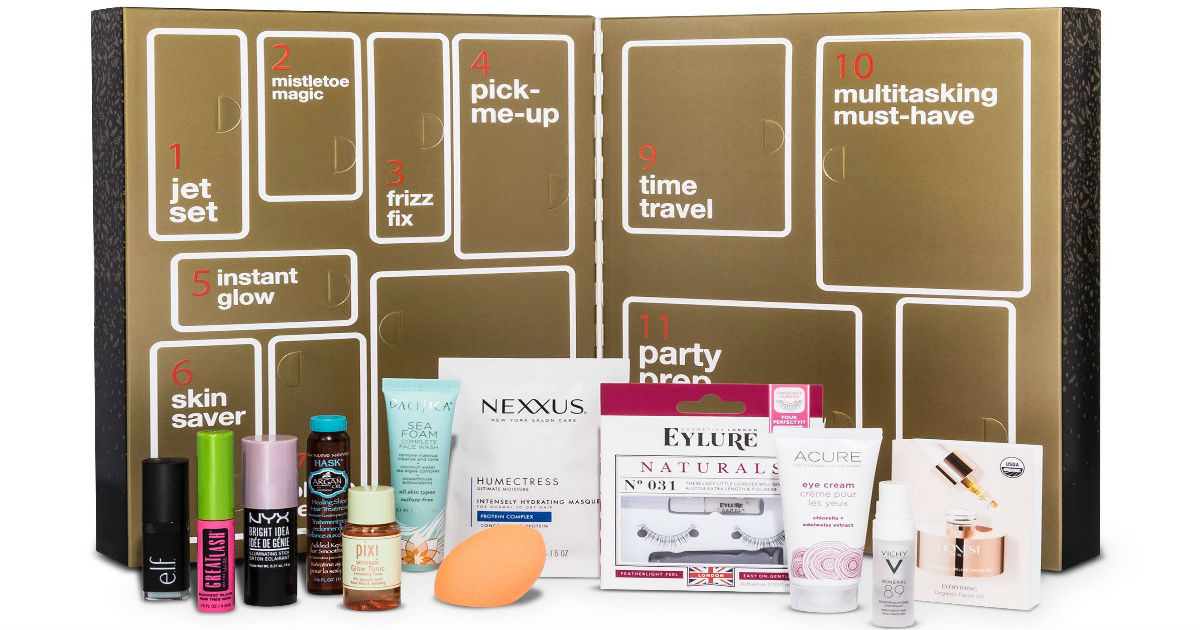 Target 12 Days of Beauty Advent Calendar just $15   FREE shipping