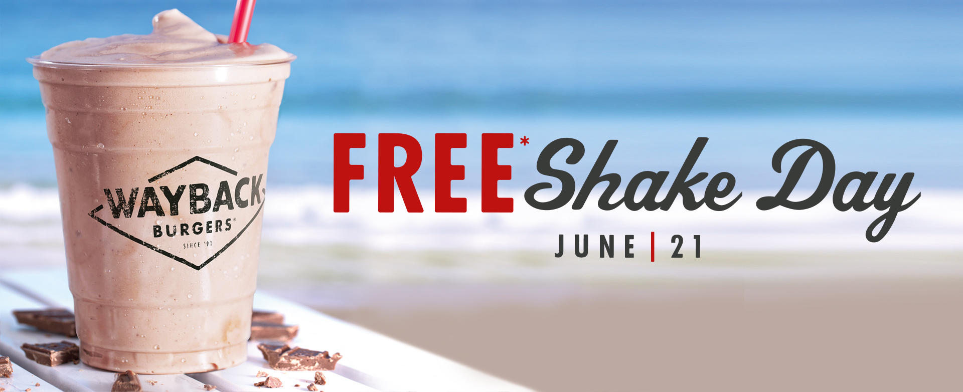 Free Milkshake at Wayback Burgers on June 21st! FamilySavings