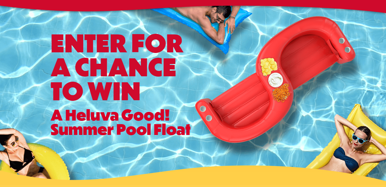 Heluva Good! Pool Float Sweepstakes FamilySavings