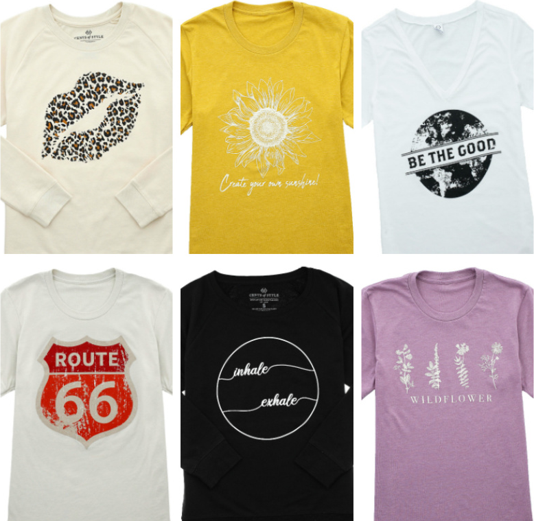 Cents of Style - Feel Good Graphics Tees starting at $10 Shipped! - FamilySavings