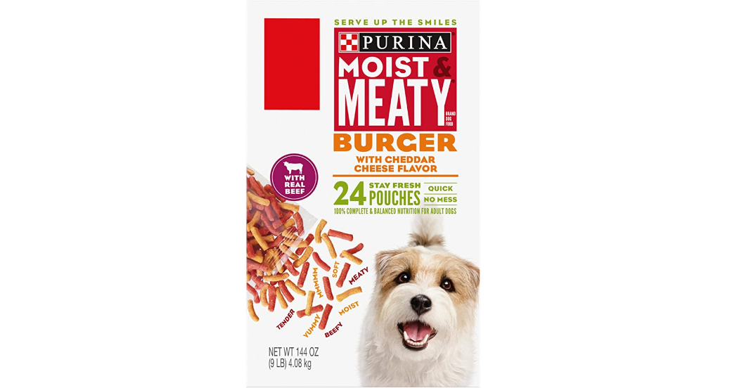 purina moist and meaty dog food