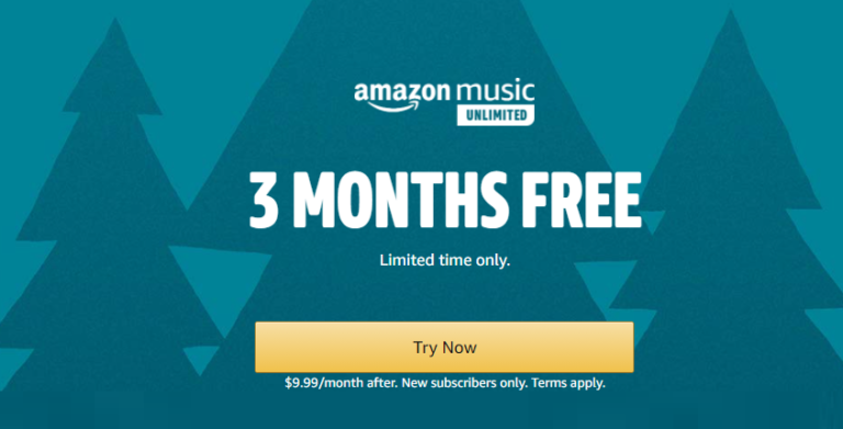 3 months free amazon music