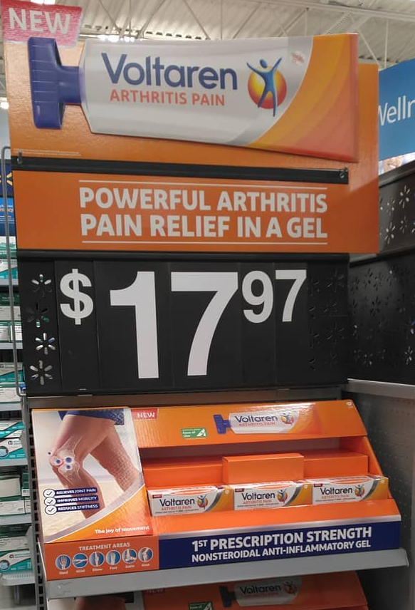 Pick up Voltaren Arthritis Pain Gel at Walmart!